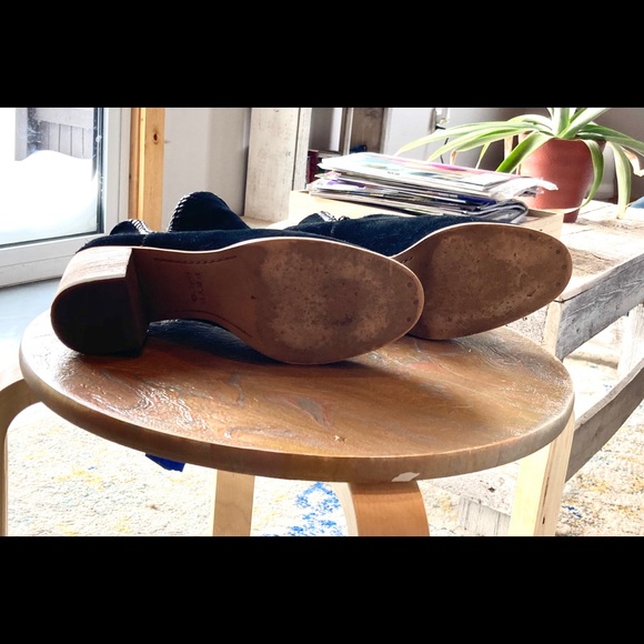 Frye and Company black suede bootie. Like new! - Picture 3 of 4